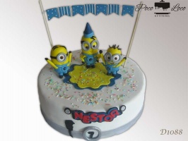 Minions dečija torta