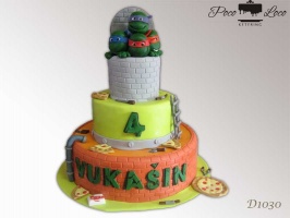 Nindža kornjače torta