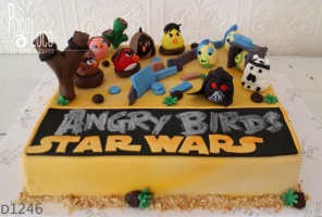 Angry birds torta