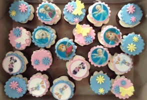 cupcakes za decu Mini, Zvončica, Elsa